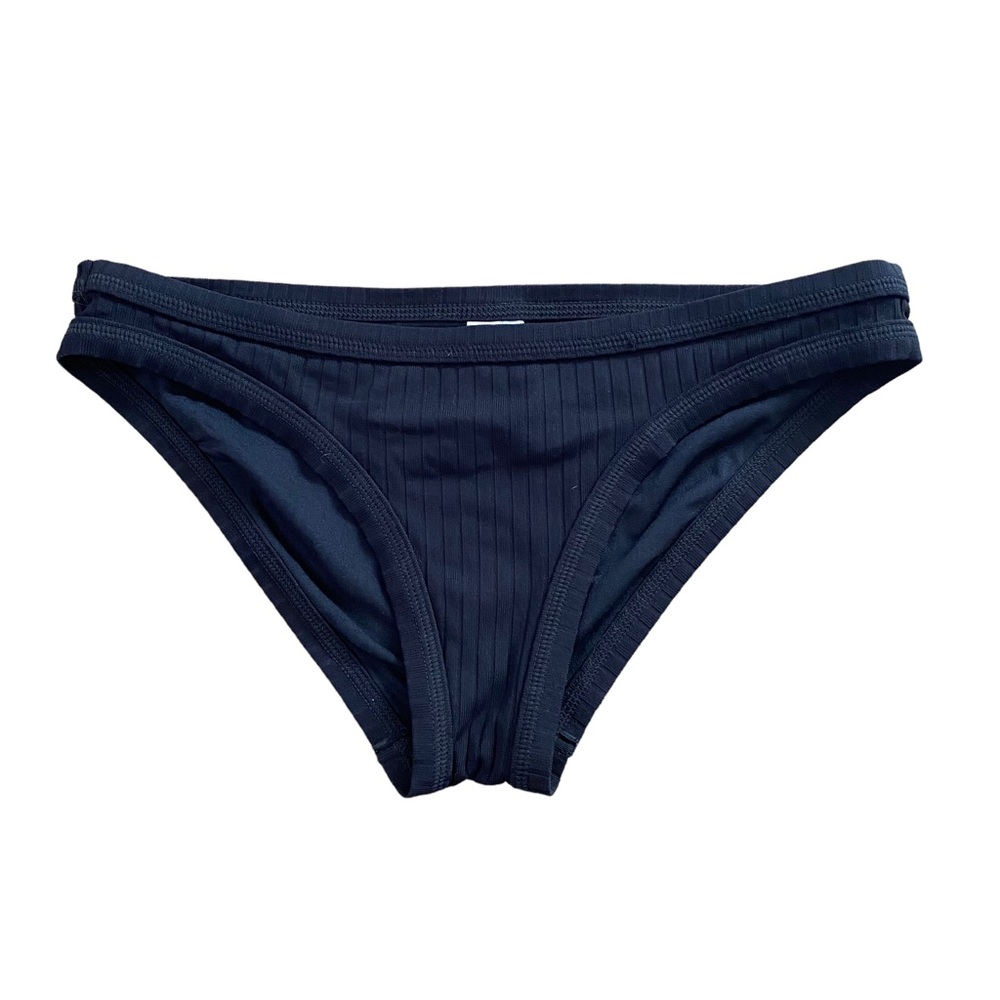 SeaFolly Australia Black Ribbed Swimsuit Bottoms US Size 6